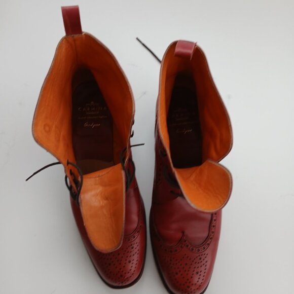 Dress Boots Carmina Shoemaker by Jose Pujadas Goodyer Hand Made Size 6 or 6.5 - Picture 12 of 16